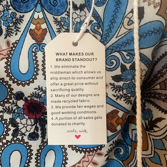 Cute Patterned boho blouse - Picture 4 of 5